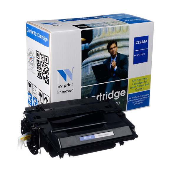 Картридж HP NV-Print (CE255A) № 55A для LJ Enterprise P3015/ Pro M521/500 M525 серии (6К)