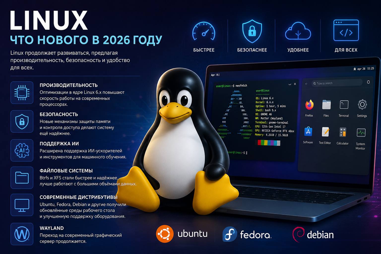 Linux в 2026 году: что нового