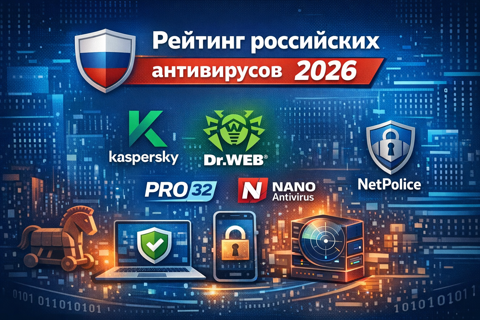  Рейтинг российских антивирусов на 2026 год: обзор и сравнение
